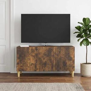 TV szekrény 99 x 34,5 x 50 cm Füstös Tölgy Szerelt Fa
