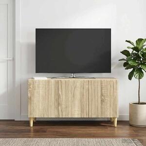 TV szekrény 99 x 34,5 x 50 cm Sonoma Tölgy Szerelt Fa