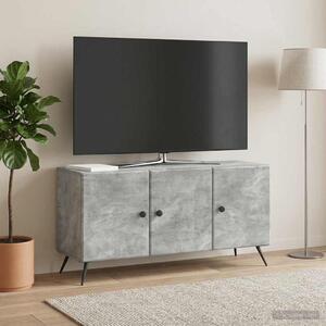 TV szekrény Betonszürke 99 x 34,5 x 50 cm Szerelt Fa