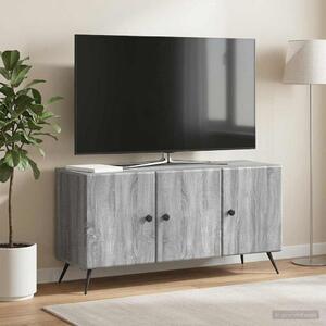 TV szekrény Szürke Sonoma 99 x 34,5 x 50 cm Szerelt Fa