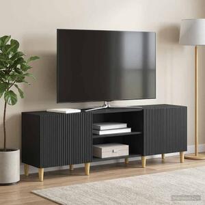 TV szekrény Fekete 150 x 31 x 50 cm Szerelt Fa