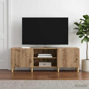 TV szekrény 150 x 31 x 50 cm Kézműves Tölgy Szerelt Fa