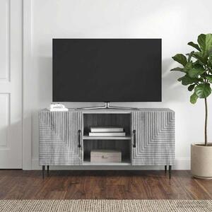 TV szekrény Szürke Sonoma 102 x 34,5 x 50 cm Szerelt Fa