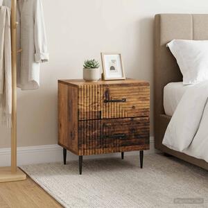Éjjeliszekrény 2 db Antik Fa 43 x 34,5 x 47,5 cm Szerelt Fa