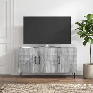 TV szekrény Szürke Sonoma 99 x 34,5 x 50 cm Szerelt Fa