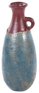 Terrakotta Dekor váza 50 Kék Barna VELIA