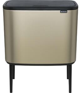 Brabantia Bo Touch Szelektív Szemetes - Arany - 23+11 Liter