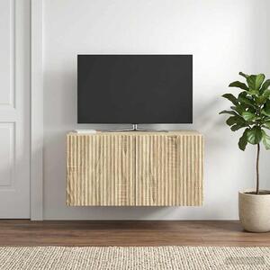 Fali TV szekrény 59,5 x 41 x 30 cm Sonoma Tölgy Szerelt Fa