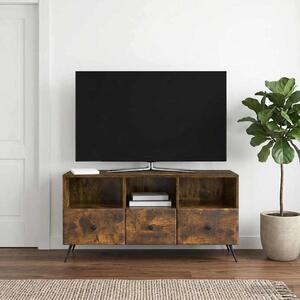 TV szekrény fiókkal Füstös Tölgy 102 x 34,5 x 50 cm Szerelt Fa