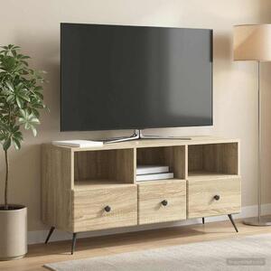 TV szekrény fiókkal Sonoma Tölgy 102 x 34,5 x 50 cm Szerelt Fa