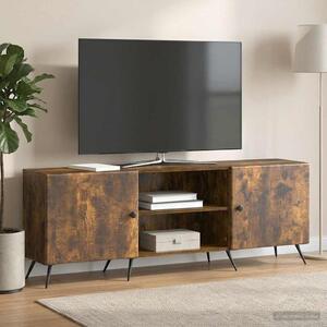 TV szekrény 150 x 31 x 50 cm Füstös Tölgy Szerelt Fa