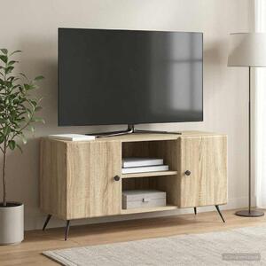 TV szekrény 102 x 34,5 x 50 cm Sonoma Tölgy Szerelt Fa
