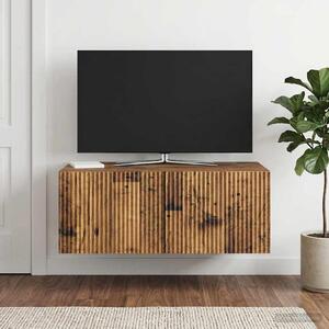 Fali TV szekrény 78,5 x 41 x 30 cm Antik Fa Szerelt Fa