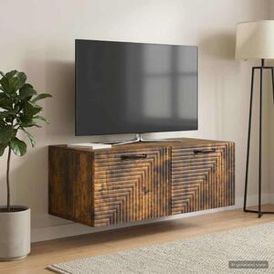 Fali TV szekrény Füstös Tölgy 78,5 x 41 x 30 cm Szerelt Fa