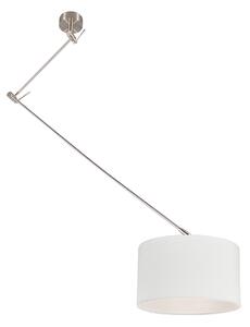 Okos függőlámpa acélból, fehér árnyékolóval, 35 cm, WiFi-vel, A60 - Blitz
