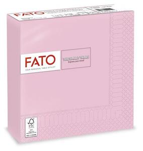 Szalvéta, 1/4 hajtogatott, 33x33 cm, FATO Smart Table, rózsaszín (KHT1060)