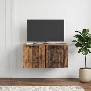 Fali TV szekrény Antik Fa 59,5 x 41 x 30 cm Szerelt Fa