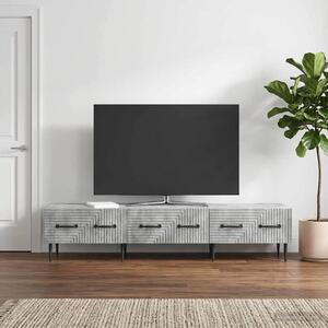 TV szekrény fiókkal Betonszürke 147 x 34,5 x 30 cm Szerelt Fa