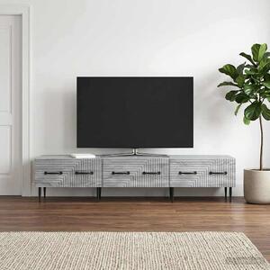 TV szekrény fiókkal Szürke Sonoma 147 x 34,5 x 30 cm Szerelt Fa