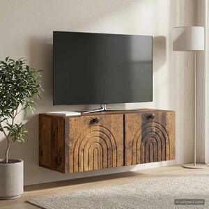 Fali TV szekrény Antik Fa 78,5 x 31 x 30 cm Szerelt Fa