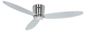 ECO PLANO II Smart mennyezeti ventilátor, 132 cm átmérőjű, ezüst színű – CasaFan CasaFan, Eco Plano II, Fémes, Nappali, Műanyag, Modern