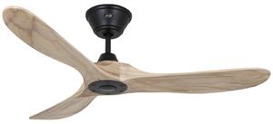 ECO GENUINO mennyezeti ventilátor, fekete/világos fa 122 – CasaFan CasaFan, Eco Genuino, Fa, Nappali, Fa, Modern