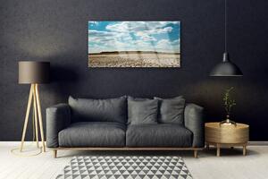 Üvegkép falra Fekvő sivatagi homok 100x50 cm