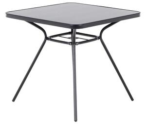 Kerti asztal 80x80 cm fekete LIVO