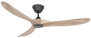 ECO GENUINO mennyezeti ventilátor, fekete/világos fa 152 – CasaFan CasaFan, Eco Genuino, Fa, Nappali, Fa, Modern