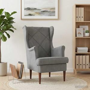 Karosszék Sötétszürke Bársony