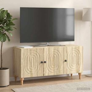 TV szekrény 99 x 34,5 x 50 cm Sonoma Tölgy Szerelt Fa
