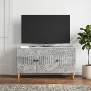 TV szekrény 99 x 34,5 x 50 cm Betonszürke Szerelt Fa