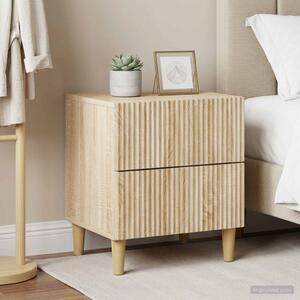 Éjjeliszekrény 2 db Sonoma Tölgy 43 x 34,5 x 48 cm Szerelt Fa