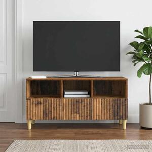 TV szekrény 102 x 34,5 x 50 cm Antik Fa Szerelt Fa