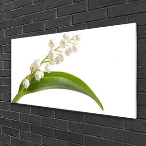 Fali üvegkép virágok növények