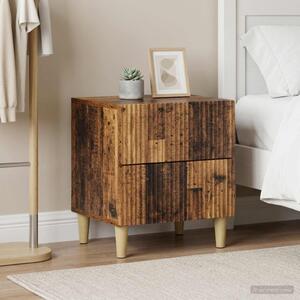 Éjjeliszekrény 2 db Antik Fa 43 x 34,5 x 48 cm Szerelt Fa