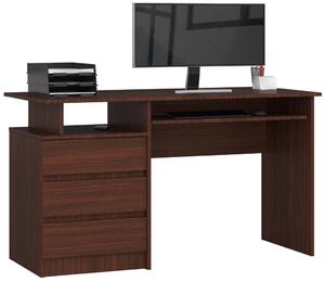 AKORD CLP Szabadonálló Íróasztal Wenge 135 cm