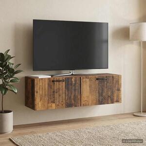 Fali TV szekrény Antik Fa 98 x 31 x 30 cm Szerelt Fa