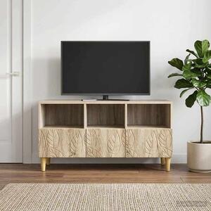 TV szekrény 102 x 34,5 x 50 cm Sonoma Tölgy Szerelt Fa