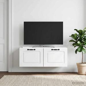 Fali TV szekrény Fehér 78,5 x 31 x 30 cm Szerelt Fa