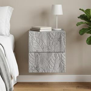 Fali éjjeli szekrény Szürke Sonoma 34,5 x 33 x 40 cm Szerelt Fa
