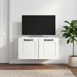 Fali TV szekrény Fehér 59,5 x 41 x 30 cm Szerelt Fa