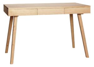 Íróasztal tölgyfa dekorral 57x120 cm Tripple – Hübsch