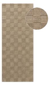 Barna kézi szövésű gyapjú futószőnyeg 80x200 cm Scala – Villeroy&Boch