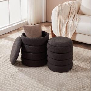 Eglo Eglo 424124 - KÉSZLET 2x Taburet AMPAHAKA átm. 33,5/40 cm fekete EG424124