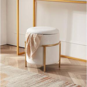 Eglo Eglo 424135 - Taburet MASHIKE 46x41 cm fehér/arany EG424135