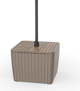 Keter Luzon Deco ashwood / cappuccino kerti asztal