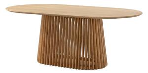 Asztal Springfield 234, Tölgy, 76x110x200cm, Közepes sűrűségű farostlemez, Természetes fa furnér, Váz anyaga