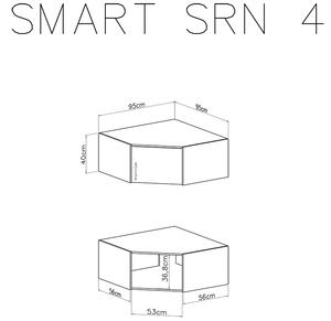 Smart SRN4 sarokszekrény-bővítés