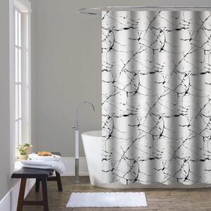 Zuhanyfüggöny - GRANITE - Impregnált textil - 180 x 200 cm